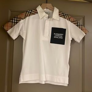 BURBERRY BOYS AUTHENTIC POLO